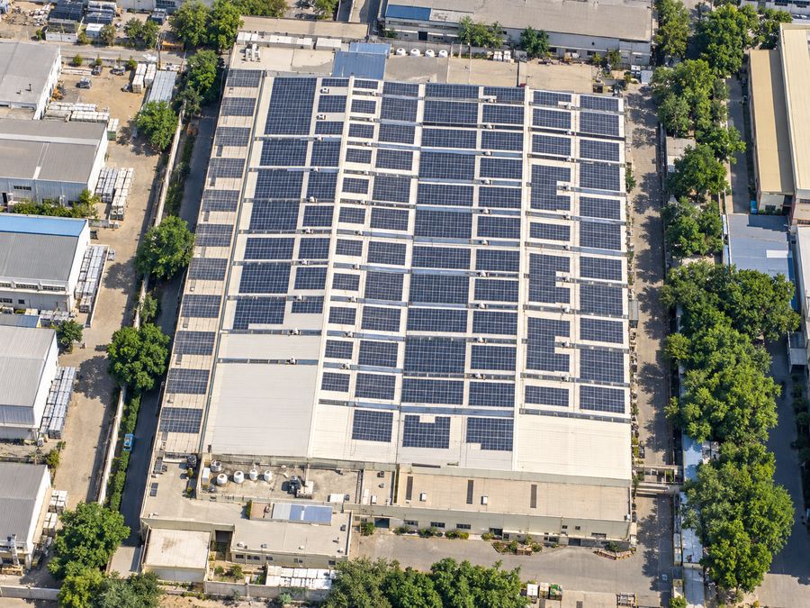 Orient Cables rooftop solar plant, Bhiwadi